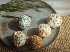 Grüne Erde Feste Kosmetik & Alles Mit Kunststofffreier Verpackung|Baden & Massage^ORANGENTRAUM - Badekugel Nelken & Orange 50 g