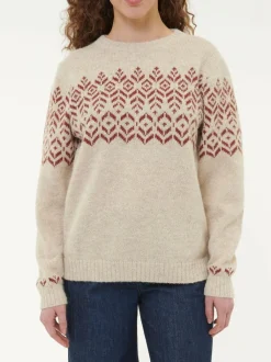 Grüne Erde Pullover^Pullover aus Alpakawolle, 14 natur melange, L