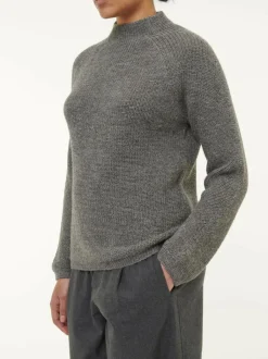 Grüne Erde Pullover^Pullover aus Alpakawolle, , S