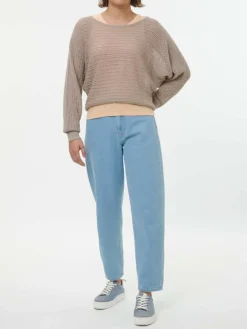 Grüne Erde Pullover^Pullover aus Alpakawolle, 73 camelie, S