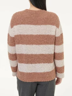 Grüne Erde Pullover^Pullover aus Alpakawolle, 72 rosenholz, S