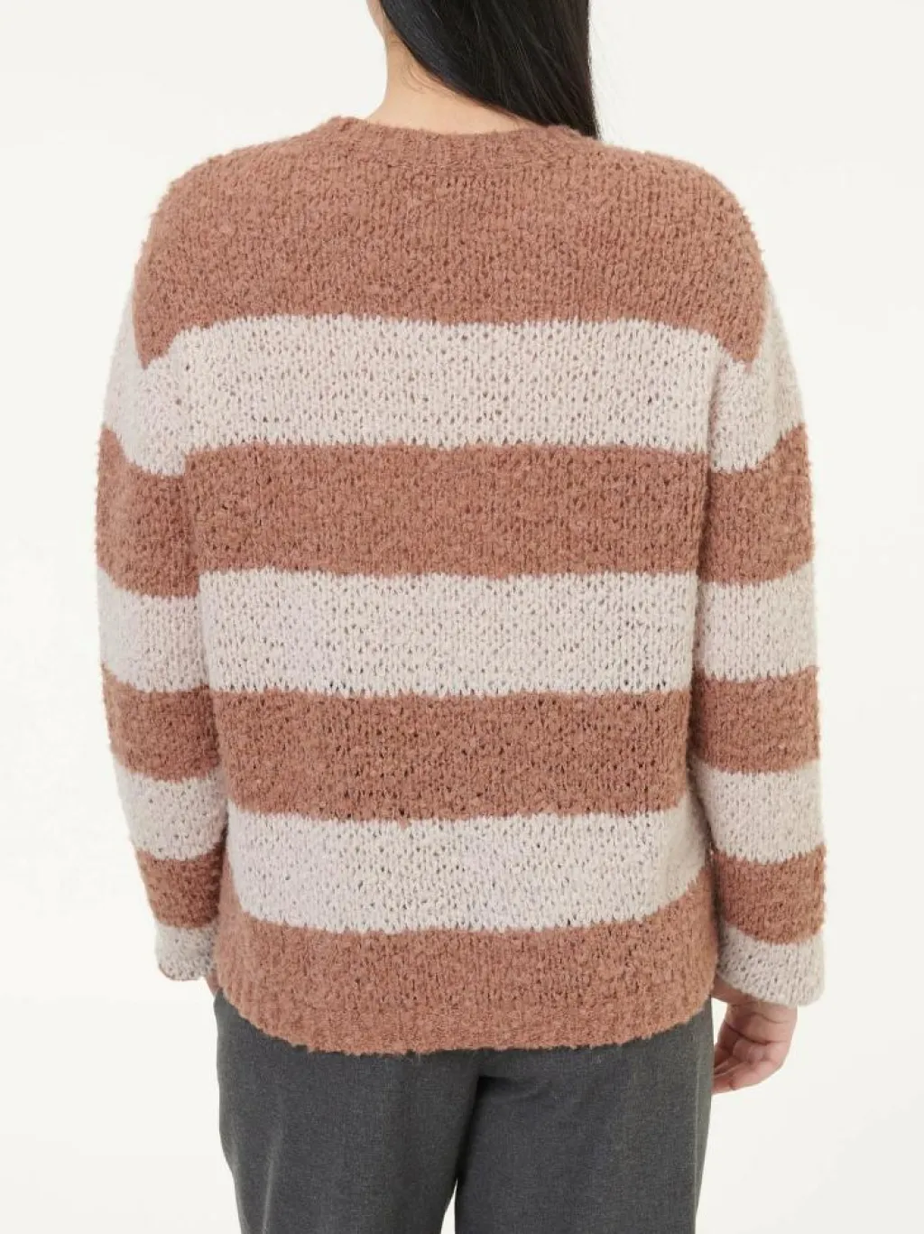 Grüne Erde Pullover^Pullover aus Alpakawolle, 72 rosenholz, S