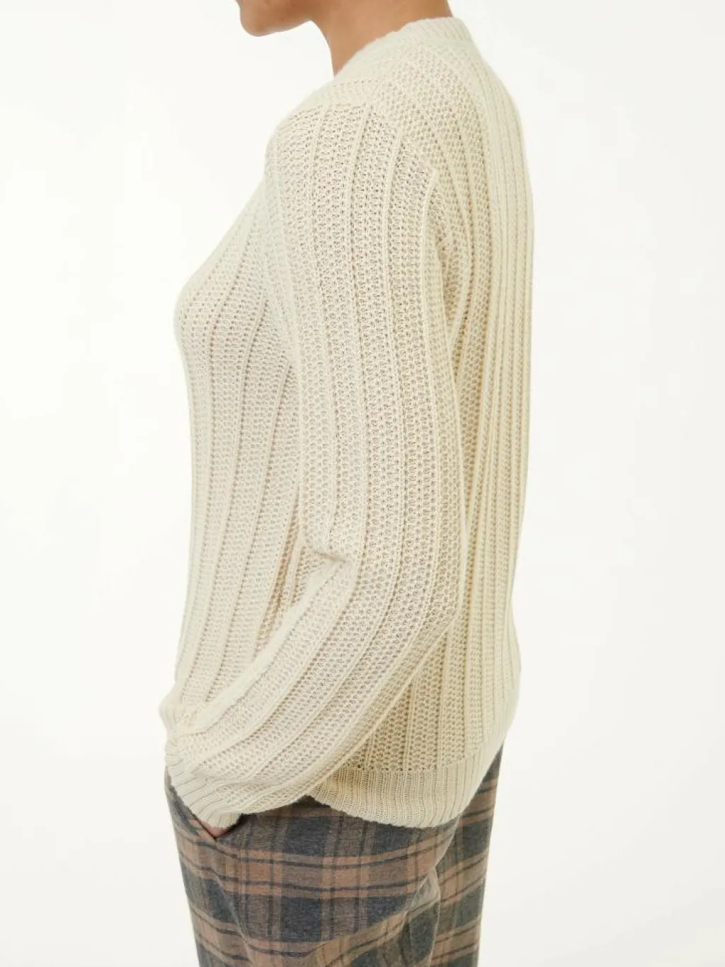 Grüne Erde Pullover^Pullover aus Alpakawolle, , S