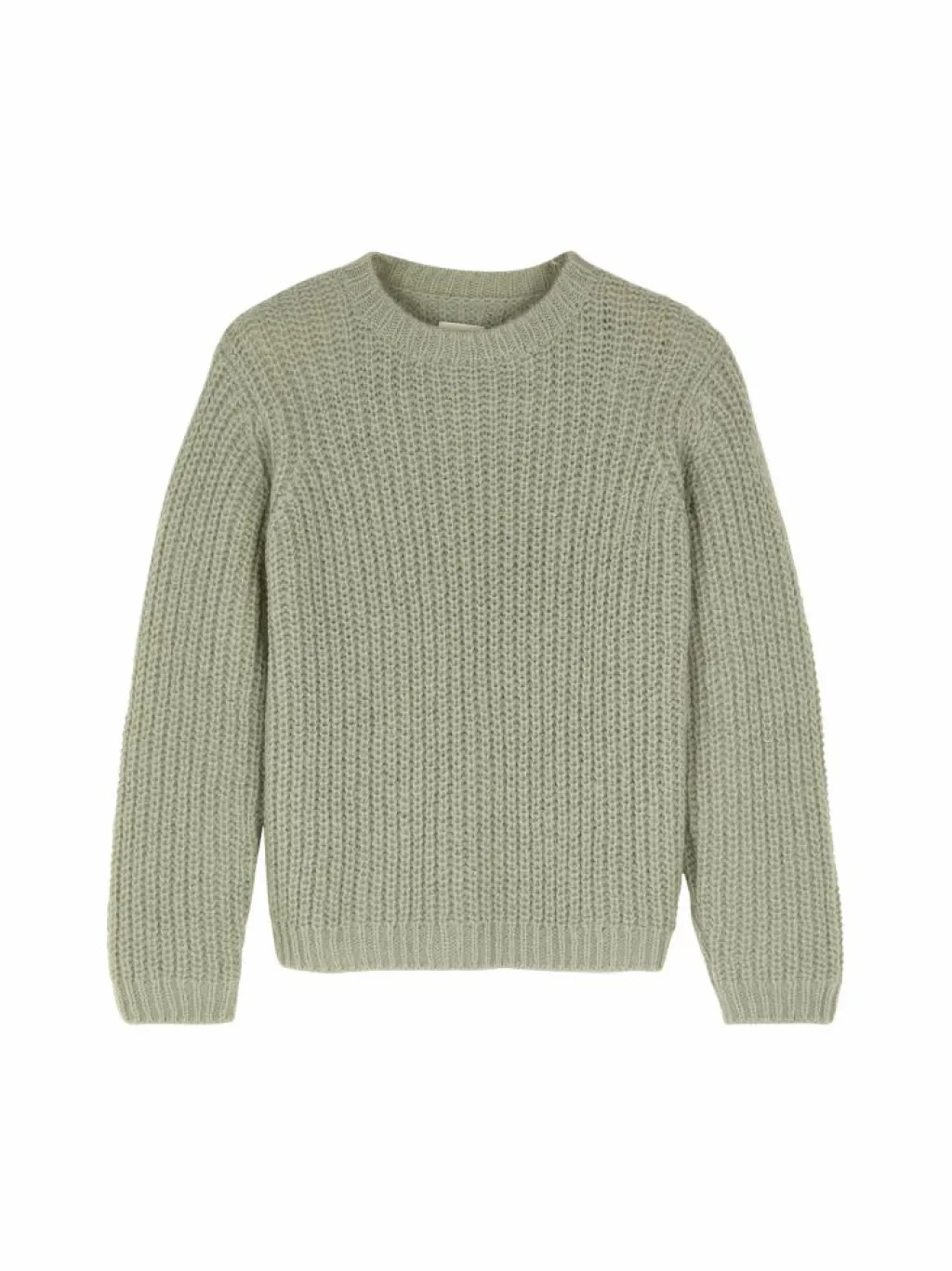 Grüne Erde Pullover^Pullover aus Alpakawolle, 45 salbei, S