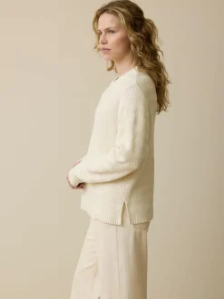 Grüne Erde Pullover^Pullover aus Bio-Baumwolle und Wolle, 13 natur, XL, GOTS