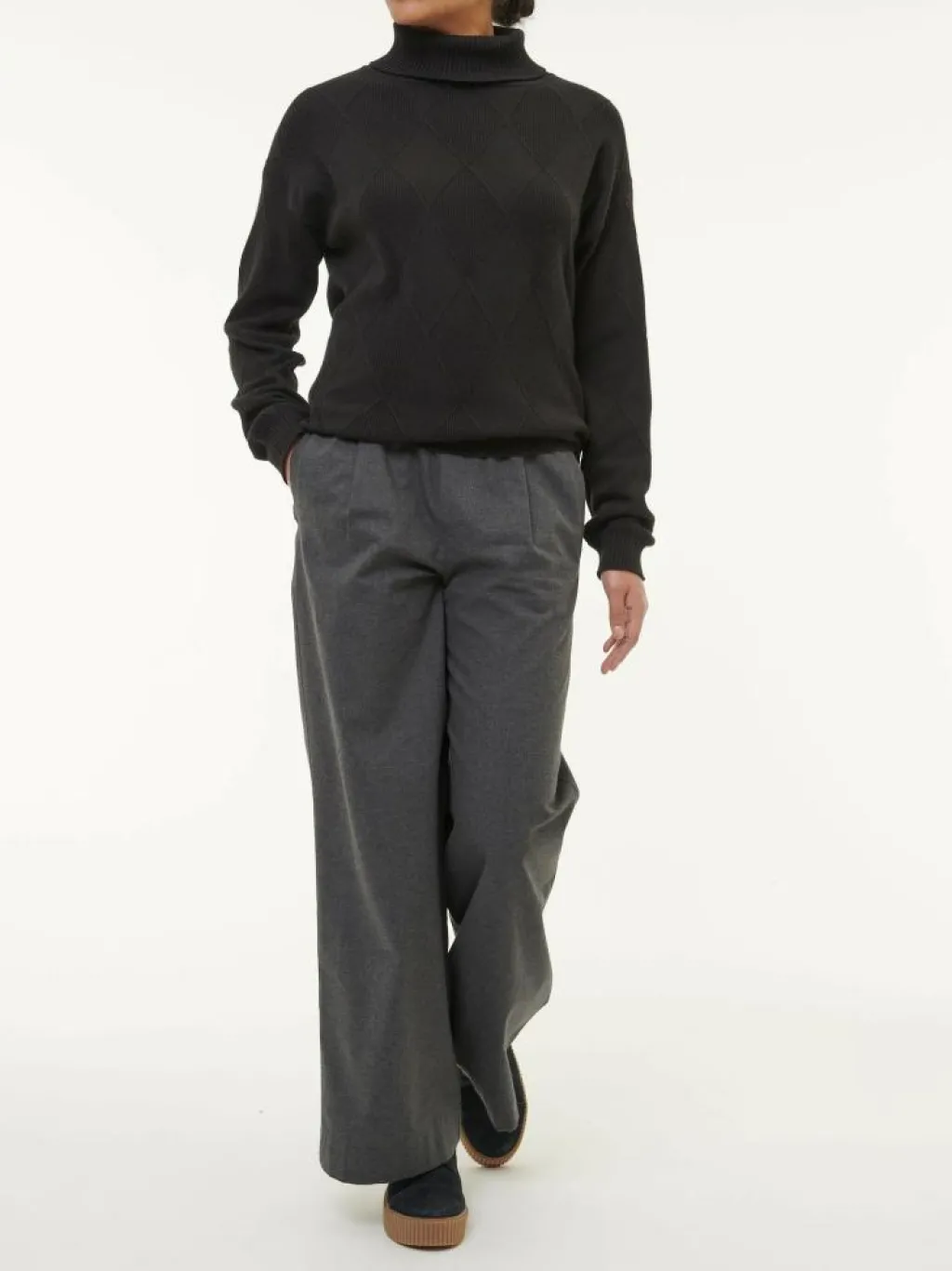 Grüne Erde Pullover^Pullover aus Bio-Baumwolle und Wolle, , S, GOTS