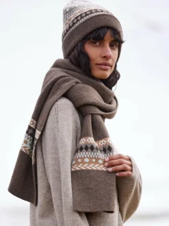 Grüne Erde Pullover^Pullover aus Yakhaar und Schafwolle, 66 yak mix natur/hasel, S