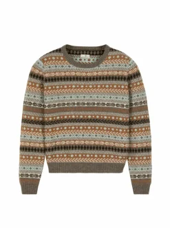 Grüne Erde Pullover^Pullover aus Yakwolle, Wolle und Kamelhaar, , S