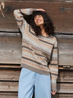 Grüne Erde Pullover^Pullover aus Yakwolle, Wolle und Kamelhaar, , S