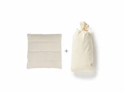 Grüne Erde Kopfkissen|Spezial- & Nackenstützkissen^Reisekissen BW/Naturlatexflocken, 40 x 40 cm, niedrig, GOTS, NATURTEXTIL BEST