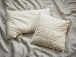 Grüne Erde Kopfkissen|Spezial- & Nackenstützkissen^Reisekissen BW/Naturlatexflocken, 40 x 40 cm, niedrig, GOTS, NATURTEXTIL BEST