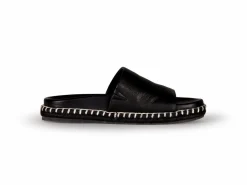 Grüne Erde Schuhe^Riemchensandale aus Bio Leder, 01 schwarz, 38