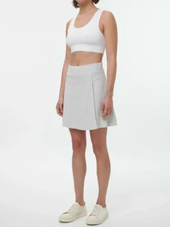 Grüne Erde Hosen, Jeans & Röcke|Yoga & Loungewear^Rock aus Bio Baumwolle, 04 grau melange, S, GOTS