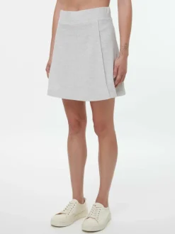 Grüne Erde Hosen, Jeans & Röcke|Yoga & Loungewear^Rock aus Bio Baumwolle, 04 grau melange, S, GOTS