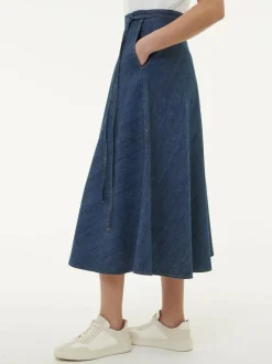 Grüne Erde Denim|Hosen, Jeans & Röcke^Rock aus Bio-Baumwolle, 36 dark denim, 38, GOTS