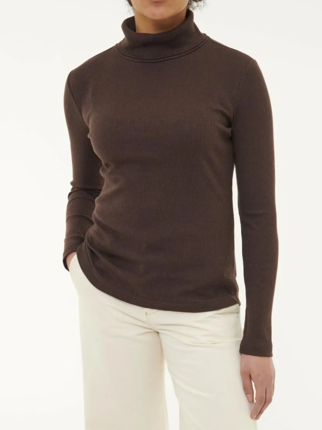 Grüne Erde Shirts^Rollkragenshirt aus Bio Baumwolle/Wolle, , 38, GOTS