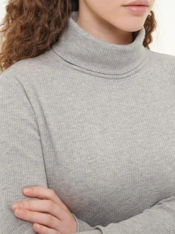 Grüne Erde Shirts^Rollkragenshirt aus Bio Baumwolle/Wolle, , 38, GOTS