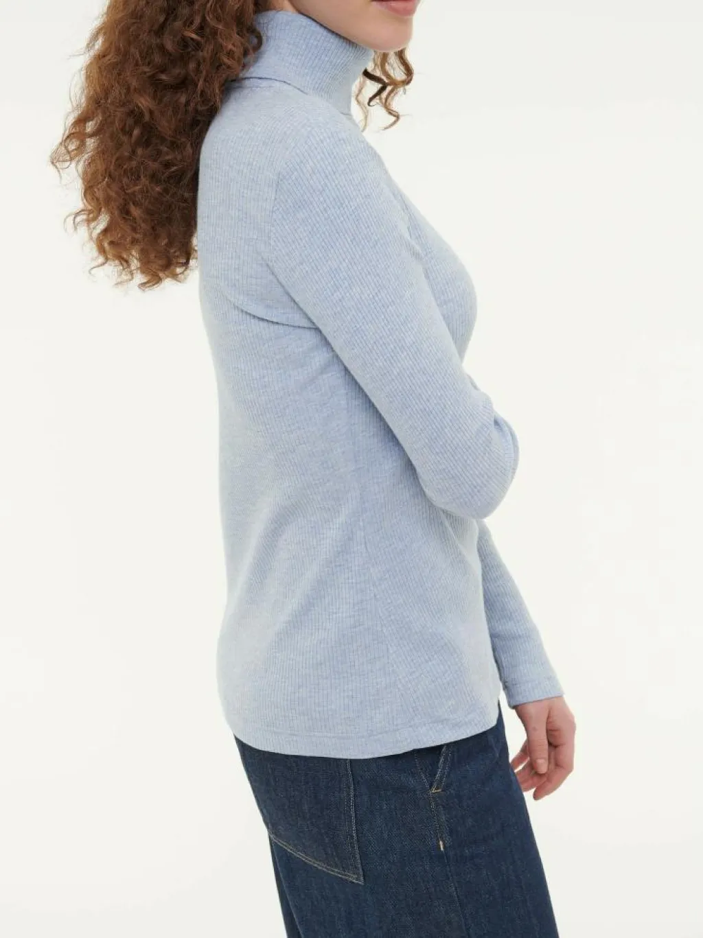 Grüne Erde Shirts^Rollkragenshirt aus Bio Baumwolle/Wolle, , 38, GOTS