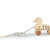 Grüne Erde Geschenke-Guide|Kuscheltiere & Spielzeug^Rolltier Ente aus Eschenholz mit Fädelspiel, 15 x 6 x 11 cm