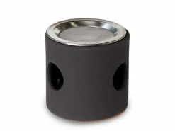 Grüne Erde Geschenke-Guide|Räuchern & Räucherstäbchen^Räucherstövchen aus Keramik, schwarz, H 10 cm ø 8 cm
