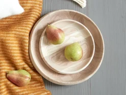 Grüne Erde Küchenaccessoires|Wohndekoration^Schale aus Esche, klein, ø 22,5 cm