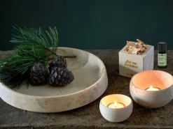 Grüne Erde Küchenaccessoires|Wohndekoration^Schale aus Zirbenholz, handgedrechselt, ø 30 cm