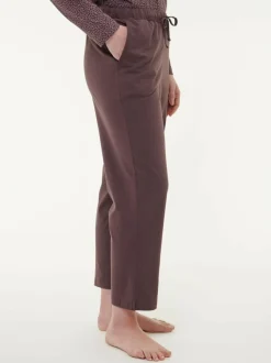 Grüne Erde Nachtwäsche^Schlafhose verkürzt aus Bio-Baumwolle, , M, GOTS