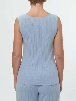 Grüne Erde Nachtwäsche^Schlafshirt aus Bio-Baumwolle, 92 meerblau, M, GOTS