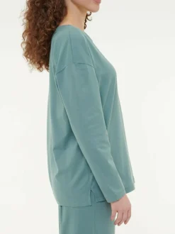 Grüne Erde Nachtwäsche^Schlafshirt aus Bio-Baumwolle, , S, GOTS