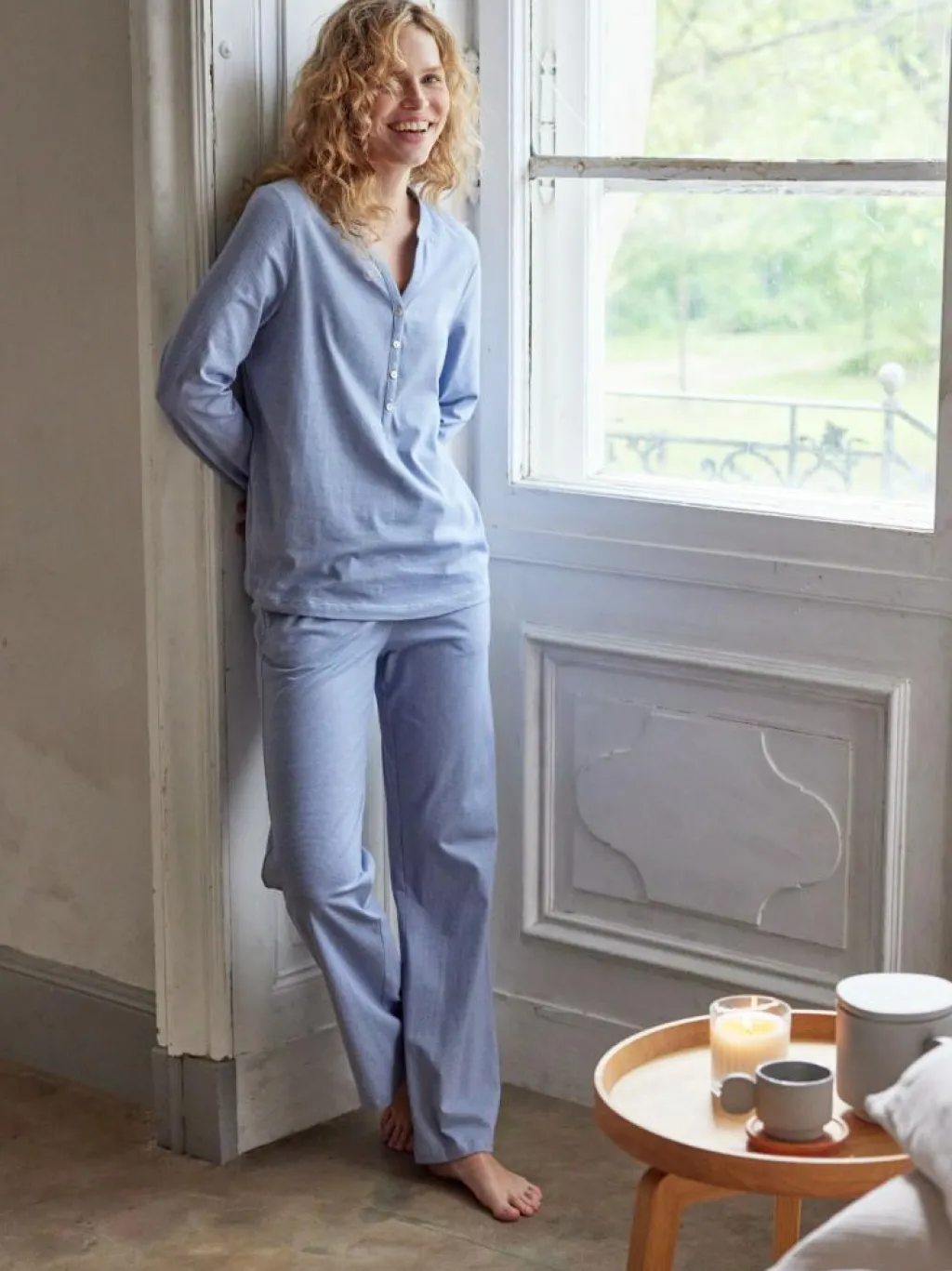 Grüne Erde Essentials|Nachtwäsche^Schlafshirt aus Bio-Baumwolle, , S, GOTS