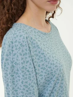 Grüne Erde Nachtwäsche^Schlafshirt aus Bio-Baumwolle, , S, GOTS