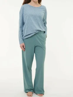 Grüne Erde Nachtwäsche^Schlafshirt aus Bio-Baumwolle, , S, GOTS