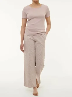 Grüne Erde Nachtwäsche^Schlafshirt Kurzarm aus Bio-Baumwolle, , S