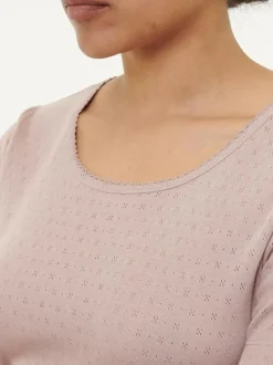 Grüne Erde Nachtwäsche^Schlafshirt Kurzarm aus Bio-Baumwolle, , S