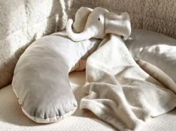 Grüne Erde Einschlafhilfen|Geschenke-Guide^Schmusetuch Elefant Emma, ca. 38 cm, 100 % Baumwolle, GOTS, VEGAN