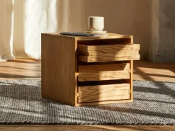 Grüne Erde Nachttische & Bettkästen^Schubladenbox Yunit Pur, mit 3 Laden,