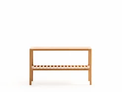 Grüne Erde Garderobe^Schuhregal Tenso, B 70 x T 33,4 x H 40 cm, 2 Fächer,