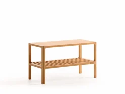 Grüne Erde Garderobe^Schuhregal Tenso, B 70 x T 33,4 x H 40 cm, 2 Fächer,