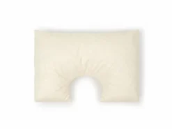 Grüne Erde Kopfkissen|Spezial- & Nackenstützkissen^Schulterkissen mit Ausnehmung, gefüllt mit Latexflocken, 40 x 60 cm, GOTS, NATURTEXTIL BEST