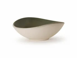 Grüne Erde Badezimmer-Accessoires|Körperpflege^Seifenschale aus Keramik, , oval, ca. 13 x 10,5 x 4,5 cm