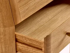 Grüne Erde Büro^Sekretär Tonda inkl. 2 Stk. Innenladen 22x22x6,6 cm u. Pinwand aus Filz, B 80xT42,3xH 114 cm,