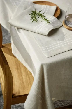 Grüne Erde Küchentextilien|Küchentextilien^Serviette EMMA, , 40 x 40 cm, 50 % Baumwolle/50 % Leinen, GOTS