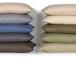 Grüne Erde Sofakissen|Sofakissen^Set: Sofakissen mit Überzug, 60 x 105 cm, Überzug: Wollstoff Tano Natur (79), Füllung: 100 % Schurwolle , mit verdeckter Knopfleiste