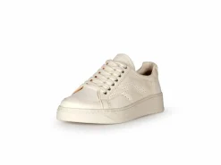 Grüne Erde Schuhe^Sneaker aus Bio Leder, 12 offwhite, 37