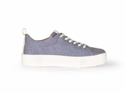 Grüne Erde Schuhe^Sneaker aus Bio Leder/Leinen, , 38