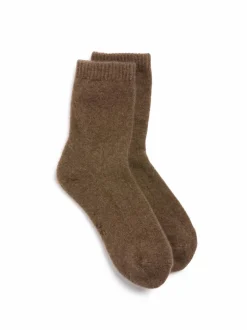 Grüne Erde Accessoires^Socken aus Yakhaar, 65 mittelbraun, 35/38