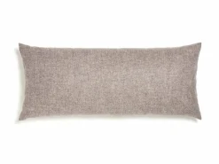 Grüne Erde Sofakissen|Sofakissen^Sofakissen-Überzug, , Wollstoff Tano Natur (79), mit verdeckter Knopfleiste