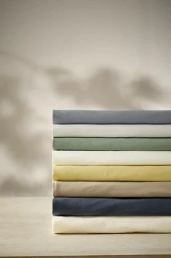 Grüne Erde Bettlaken & Leintücher|Bettlaken & Leintücher^Spannleintuch ALIZA, , 90/100 x 200/220 x 22/28 cm, 97 % Baumwolle/3 % Elasthan, Jersey, GOTS, VEGAN