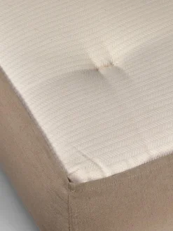 Grüne Erde Bettlaken & Leintücher|Bettlaken & Leintücher^Spannleintuch CALVIN, natur, 80 x 200 x 19/35 cm, 70 % Baumwolle/30 % Hanf, GOTS