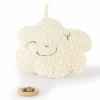 Grüne Erde Einschlafhilfen|Geschenke-Guide^Spieluhr Wölkchen mit Lied "Schlaf Kindchen Schlaf", ca. 25 cm, Bezug: 100 % Baumwolle, Baumwolle kbA, Füllung: 100 % Schurwolle (Schaf), Schurwolle kbT